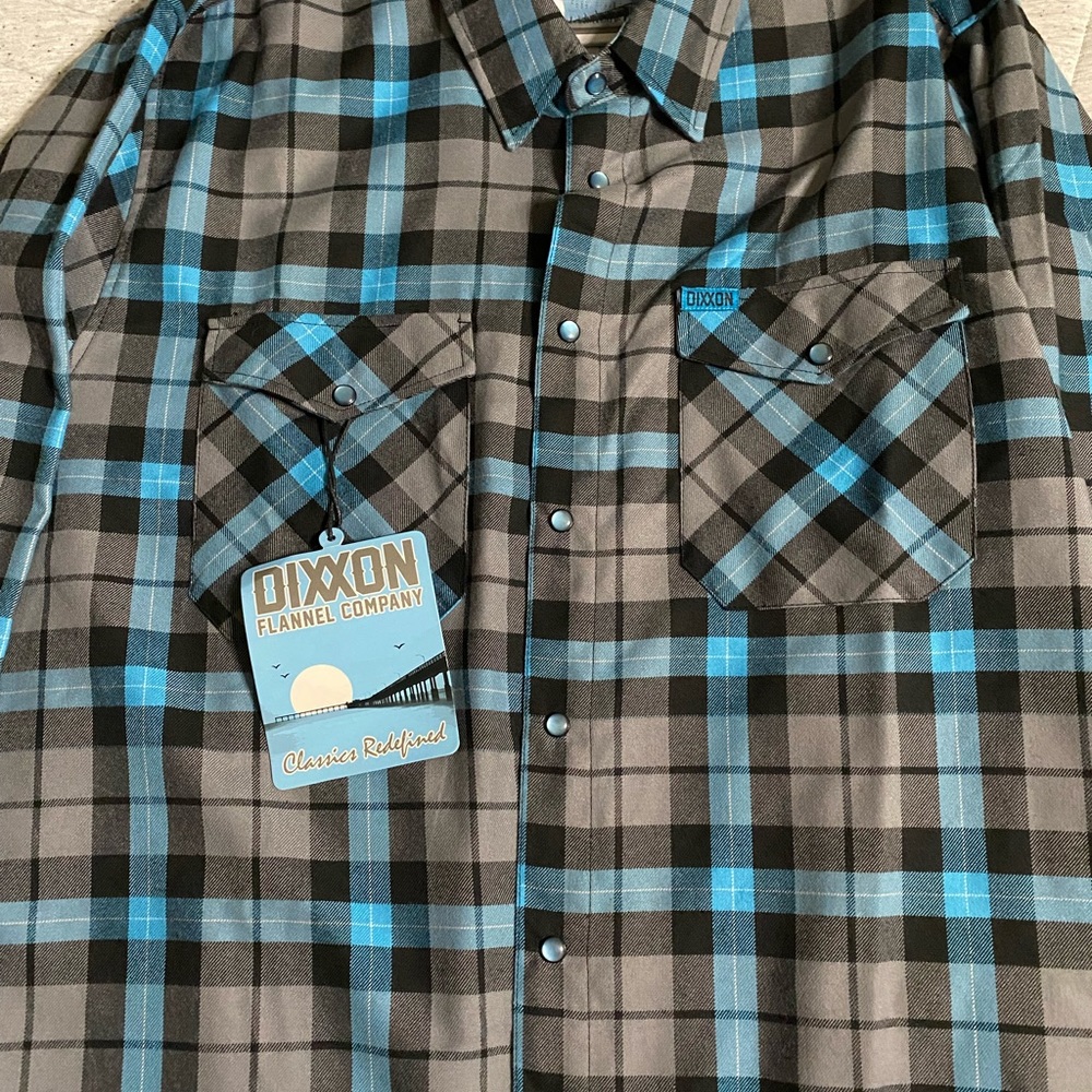 Dixxon 2XL ObCean Flannel Like New Condition w tag